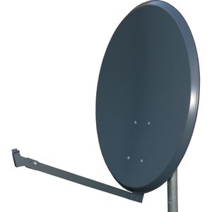 Televes Aluminium reflector S65EL-G grafiet61x67cm Easy-Line 793203 (Platte antenne, 36.80 dB, VHF / MW / LW, DAB/DAB+), SAT Spiegels + SAT Antennes, Grijs