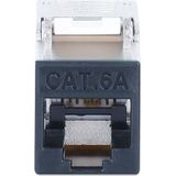 Intellinet - 791298 - Keystonemodule - Zwart - Roestvrijstaal