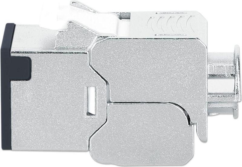 Intellinet - 791298 - Keystonemodule - Zwart - Roestvrijstaal