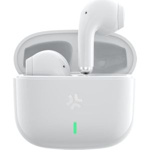 Celly Echte draadloze oortelefoons (Geen ruisonderdrukking, 4 h, Draadloze), Koptelefoon, Wit
