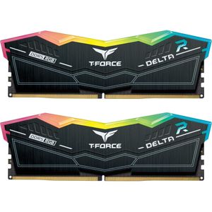 Team Group - Delta RGB - RAM - Zwart - 32 GB - 7600 MHz - DDR5 - DIMM 288 pin