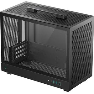 Deepcool - CH160 Plus - PC-behuizing - Zwart - Mini-ITX en mATX ondersteuning