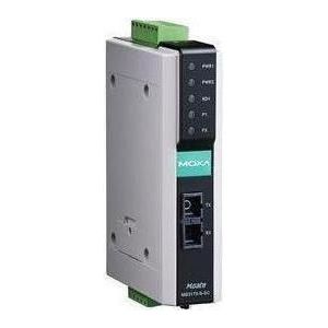 Moxa MGATE MB3170I-M-SC-T - Uitgebreide Modbus gateway met 1 poort en 1 100BaseF(X) multimode glasvezel. (1 portie), Netwerkschakelaar