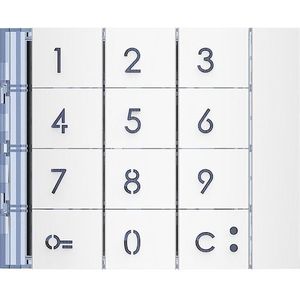 Bticino LEG 353002 Frontbl numeriek toetsenblok Aw (Toetsenbord), Elektronica benodigdheden + Behuizing, Wit