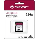 Transcend TS64GSDC340S SDXC-kaart 256 GB A1 A2 v30 Video