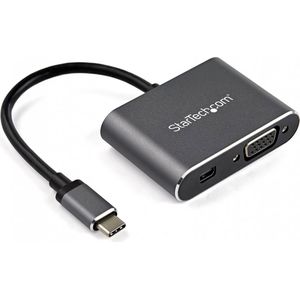 StarTech USB-C multipoortadapter - Mini DisplayPort of VGA (VGA, 1524 cm), Data + Video Adapter, Grijs