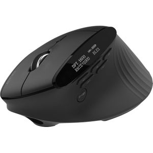 Acer - Smart Fit Vertical Mouse - Draadloze Muis - Zwart - Ergonomisch Ontwerp