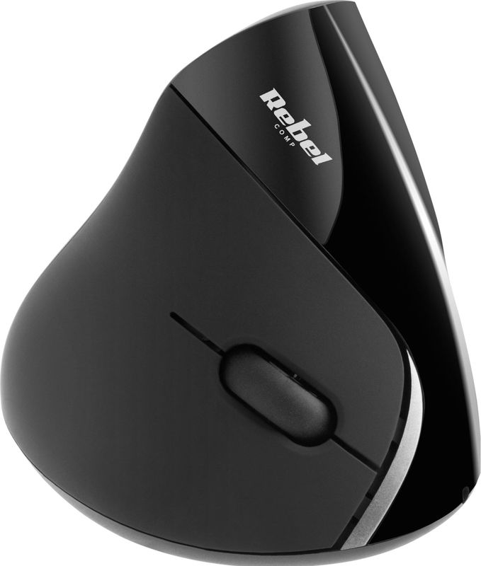 Rebel - WM500 - Draadloze Muis - Zwart - Ergonomisch Ontwerp