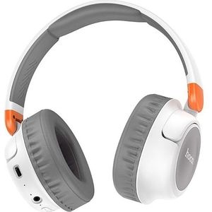 Hoco - Wireless Headphones Adventure (W43) - Bluetooth V5.2, Jack 3.5mm, TF Card - White (25 h, Draadloze), Koptelefoon, Wit