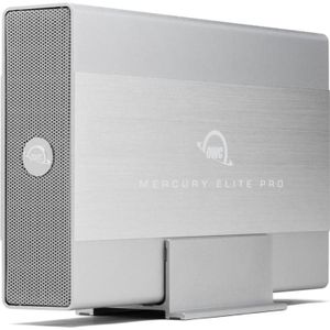 OWC Mercury Elite Pro 3,5" USB 3.2 behuizing, 8TB (3.5"), Harddisk behuizing, Zilver