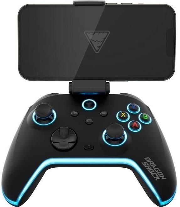 DragonShock AURORA PLUS Draadloze RGB Controller - Zwart - Android/IOS/PS3/PC