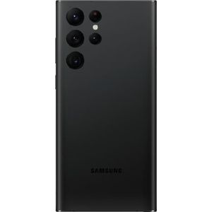 Samsung Batterijcover voor S908B Samsung Galaxy S22 Ultra - fantoomzwart (Galaxy S22 Ultra), Smartphonehoes, Zwart