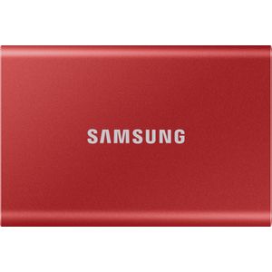 Samsung Draagbare T7 Rood (500 GB), Externe SSD, Rood