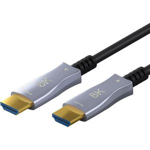 Goobay Serie 2.1 Optische Hybride Ulra High-Speed HDMI™ Kabel met Ethernet (AOC), 40 m, zwart - Highges (40 m, HDMI), Videokabel