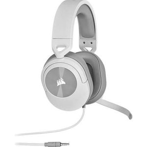 Corsair HS55 STEREO Headset Bedraad Hoofdband Gaming Wit (Draadloze), Gaming headset, Wit