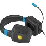 Fury - Raptor - Headset - Zwart-Blauw - Microfoon - RGB Verlichting