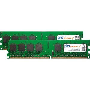 PHS-memory 4GB (2x2GB) Kit RAM-geheugen voor Acer Aspire GT7700 DDR2 UDIMM 800MHz PC2-6400U (Acer Aspire GT7700, 2 x 2GB), RAM Modelspecifiek