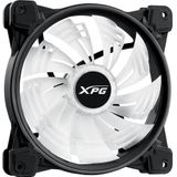 XPG HURRICANE140ARGBPWM-BKCWW computerkoelingssysteem Computerkastventilator Zwart, Wit (140 mm, 1 x), PC ventilator, Zwart