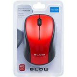 Blow Muis Bluetooth MBT-100 rood (Draadloze), Muis, Zwart