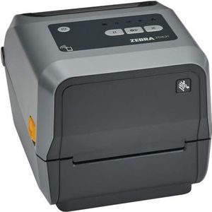 Zebra ZD621 Desktop thermische transferprinter - zwart-wit - etiket/ontvangstbewijs afdrukken - Ethernet (300 dpi), Labelprinter, Grijs