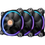 Thermaltake - Riing - PC Ventilator - Zwart - 140 mm - 3 x RGB LED