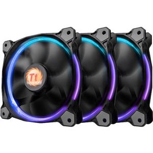 Thermaltake - Riing - PC Ventilator - Zwart - 140 mm - 3 x RGB LED