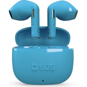 SBS - TWS - Draadloze Koptelefoon - Blauw - 12 uur Afspeeltijd