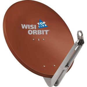 WISI OA 85 I - Satelliet - schotelantenne - buiten - roodbruin - schotelantenne - 37 dB (Parabolische antenne, 37 dB, DVB-S / -S2), SAT Spiegels + SAT Antennes, Bruin