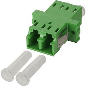 Metz Connect 15090076-I OpDAT LC-D adapter duplex SM APC keramisch g (Netwerkkoppeling), Netwerk accessoires