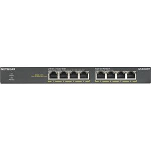 Netgear GS308PP-100EUS (8 ports), Netwerkschakelaar, Zwart