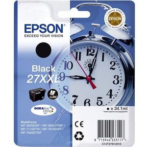 Epson, Inkt, C13T2791401027XXL Inktcartridge zwart 2.200 pagina's 34,1ml Zwart WF 3620 (BK)