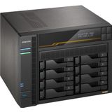Asustor Lockerstor 8 Gen3 AS6808T - NAS-netwerkgeheugen - 8-bay - AMD Ryzen Quad-Core 2,3 GHz - 16 GB DDR5 ECC RAM
