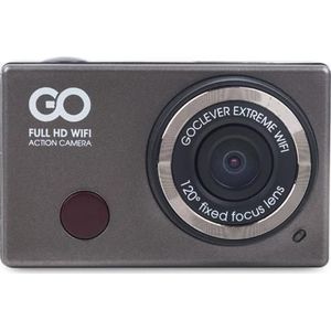 GOCLEVER Actiecamera Dvr Sport LCD 16 Bit 5 Mpix Cmos (120p, WiFi), Action Cam, Zwart