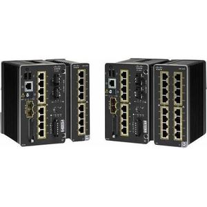Cisco KATALYSATOR IE3300 W/ 8 GE KOPER (10 ports), Netwerkschakelaar, Zwart