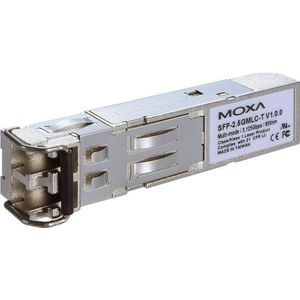Moxa SFP-2.5GSLC-T - SFP-module met 1 2.5GBaseFX-poort met LC-connector, singlemode, Zendontvangers