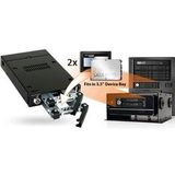 Icy Dock - ToughArmor - HDD-/SSD-behuizing - Zwart - 2.5''