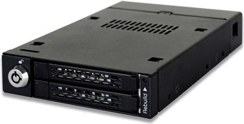 Icy Dock - ToughArmor - HDD-/SSD-behuizing - Zwart - 2.5''