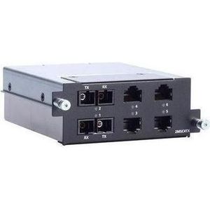 Moxa RM-G4000-2MSC4TX - Fast Ethernet module met 2 multi-mode 100BaseFX poorten met SC aansluitingen, Netwerkschakelaar