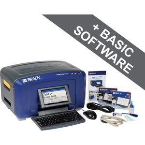Brady S3700-QWERTZ, S3700 mono/multicolor sign & label printer met toetsenbord, snijplotter, Labelprinter, Veelkleurig