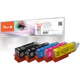 Peach PI100-497 inktcartridge 1 stuk(s) Compatibel Normaal rendement Zwart