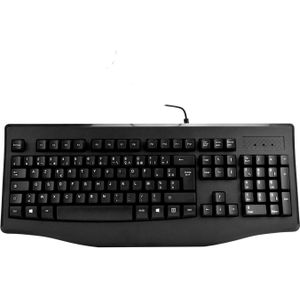 MCL - Bedraad USB Azerty Toetsenbord - Zwart