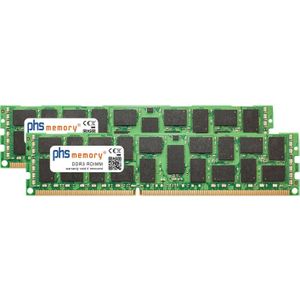 PHS-memory 32 GB (2x16 GB) Kit RAM-geheugen voor HP Integrity BL870c i4 DDR3 RDIMM 1333MHz (2 x 16GB), RAM Modelspecifiek