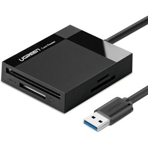 Ugreen CR125 (USB 3.0), Geheugenkaartlezer, Zwart