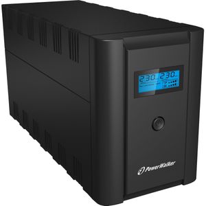 PowerWalker - VI 1200 LCD/FR - UPS - Zwart - 1200VA