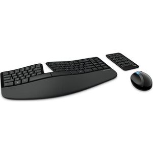 Microsoft L5V-00013 USB QWERTY-toetsenbord Zwart (IT, Draadloze), Toetsenbord, Zwart