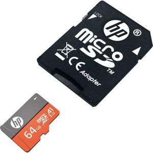 Hp - Microsdxc 64GB Geheugenkaart - Met Adapter - UHS-I U3