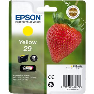 Epson Strawberry C13T29844012 inktcartridge 1 stuk(s) Origineel Normaal rendement Geel