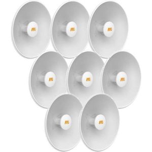 Mimosa 100-00091(N5-X25) - N5-X25 - Twist-On Parabolische Antenne, 25 dBi, 400 mm, 8-pak, Netwerkantenne
