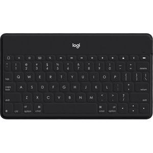 Logitech Keys-To-Go Zwarte Bluetooth Rus (RU, Apple TV, iPad, iPhone, iOS 5.1.1 of hoger), Tablet toetsenbord, Zwart