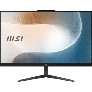 MSI - Modern AM242 All-in-One PC - Zwart - 23,8 inch FHD - Intel Core i5